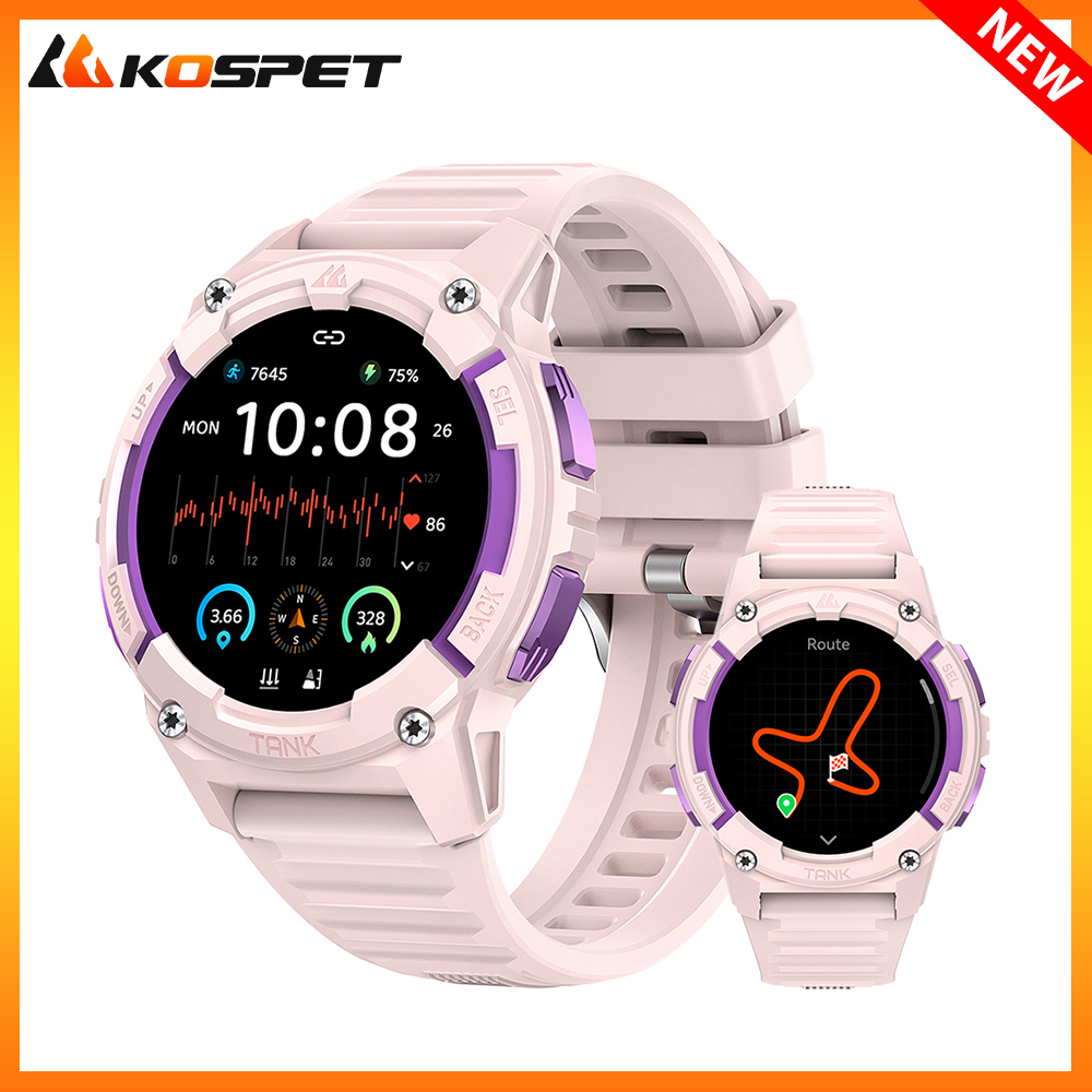Smartwatch Digital Watches For Women - KOSPET TANK S2 GPS Smart Watches