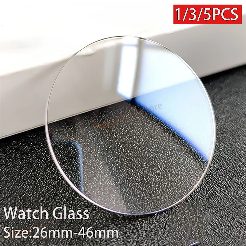 Watch Crystal Replacement - 26-46mm Universal Tempered Glass Smartwatch Screen