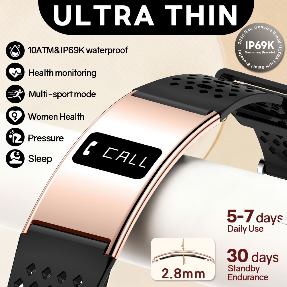 Watches Ladies Smartwatch - Ultra-Thin Smart Bracelet Women Men Heart