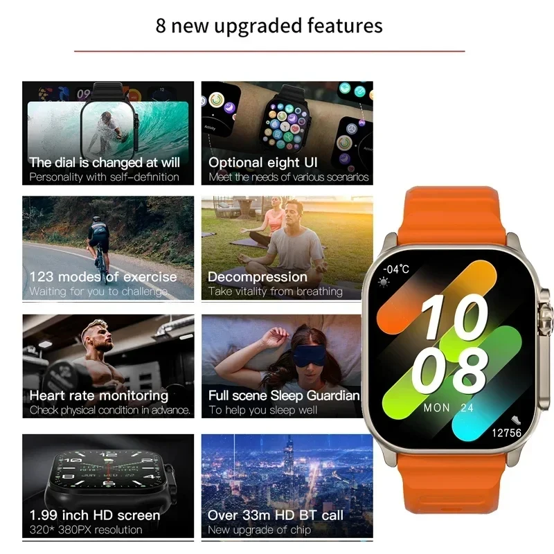 New Watch T10 Ultra Smart Watc - огляд і ціна Smartwatch Watches Price