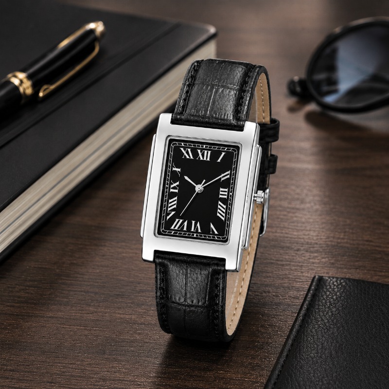 Minimalist Rectangle Men Watch - огляд і ціна Smartwatch Vintage Watches For Men
