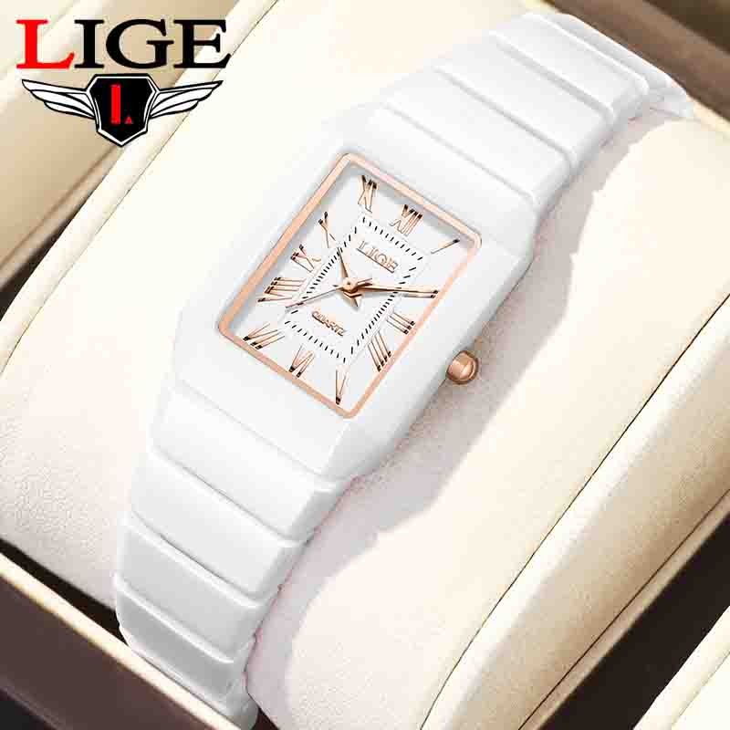 LIGE Watch Women's Wristwatch  - огляд і ціна Luxury Ceramic Watch