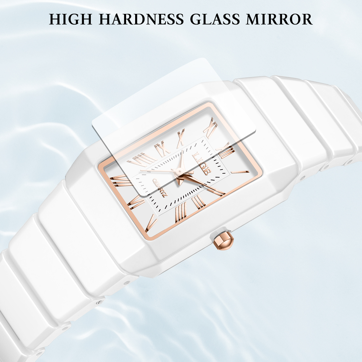 LIGE Watch Women's Wristwatch  - огляд і ціна Luxury Ceramic Watch