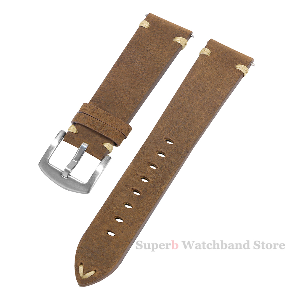 Genuine Leather Straps For Wat - огляд і ціна Smartwatch Vintage Watches For Men