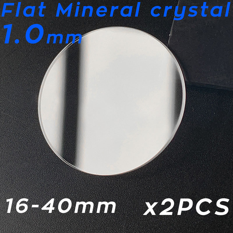 New 2PCS Thickness 1mm Flat Ro - огляд і ціна Watch Crystal Replacement