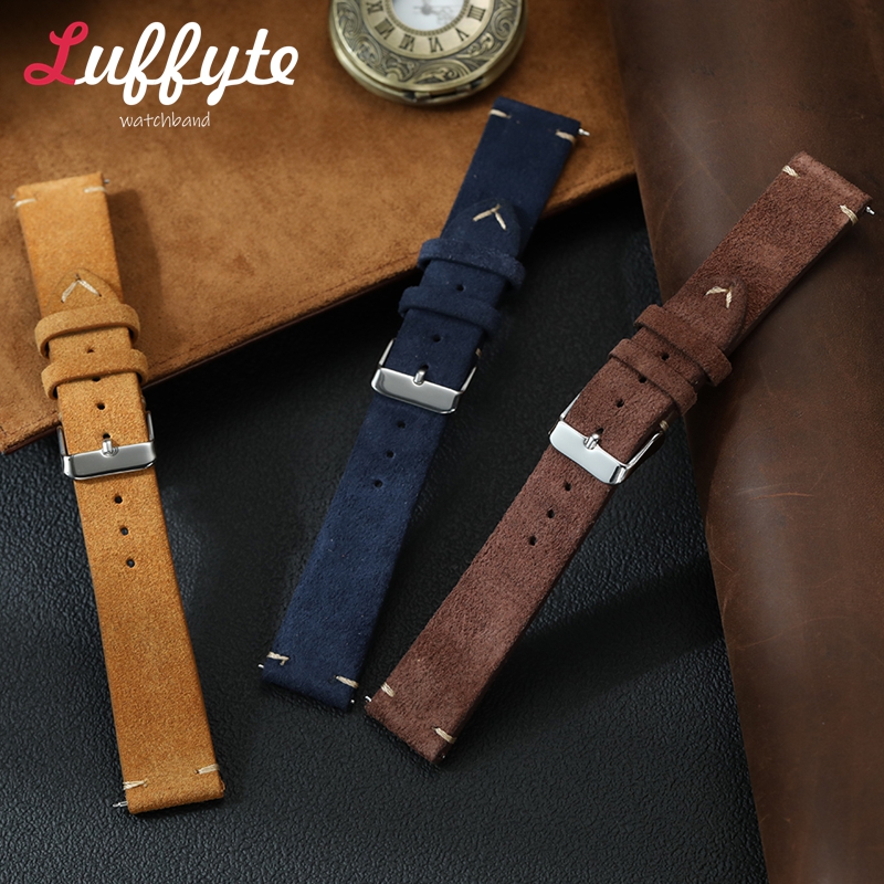 Vintage Suede Leather Watch Ba - огляд і ціна Smartwatch Vintage Watches For Men