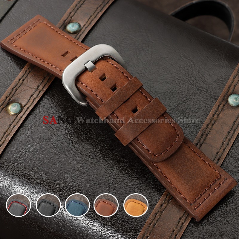 28mm Vintage Leather Watchband - огляд і ціна Smartwatch Vintage Watches For Men