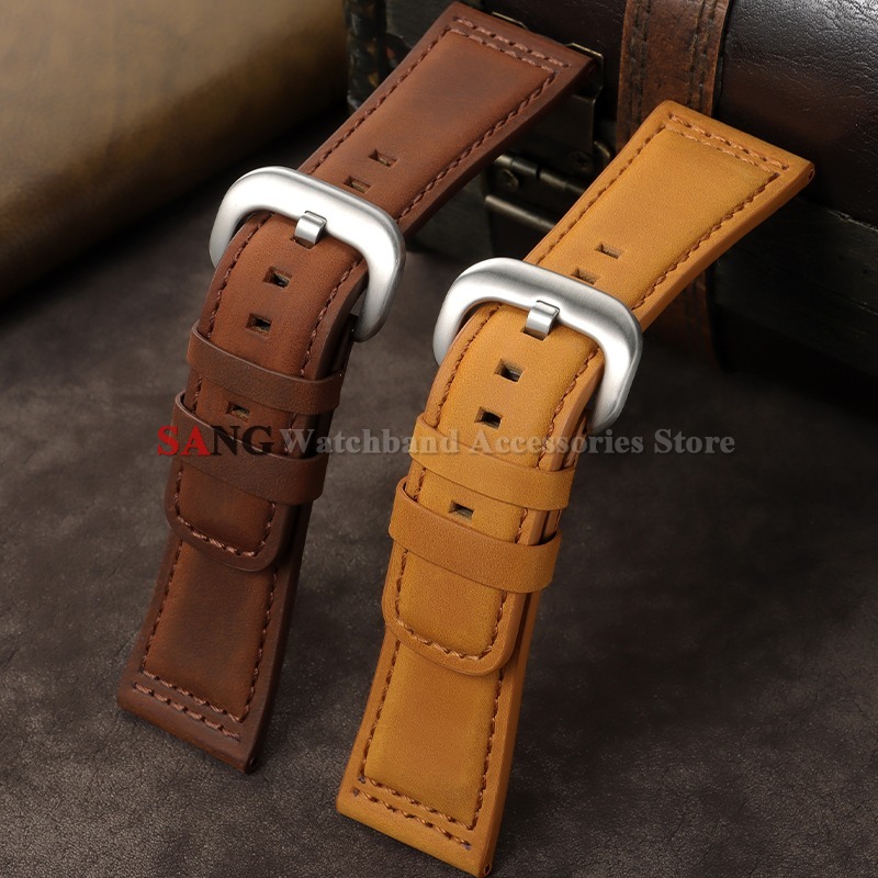 28mm Vintage Leather Watchband - огляд і ціна Smartwatch Vintage Watches For Men