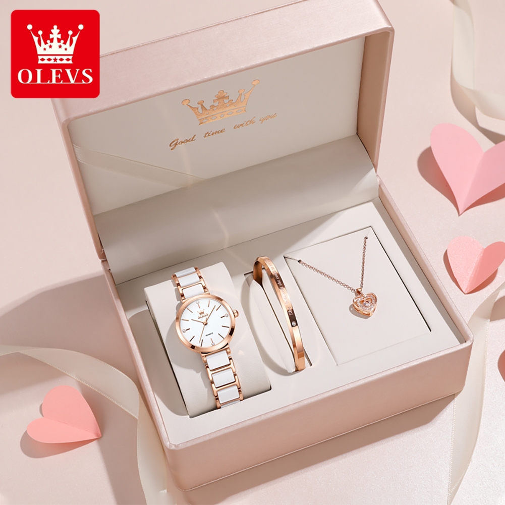 OLEVS Women Watch 5877 Luxury  - огляд і ціна Luxury Ceramic Watch