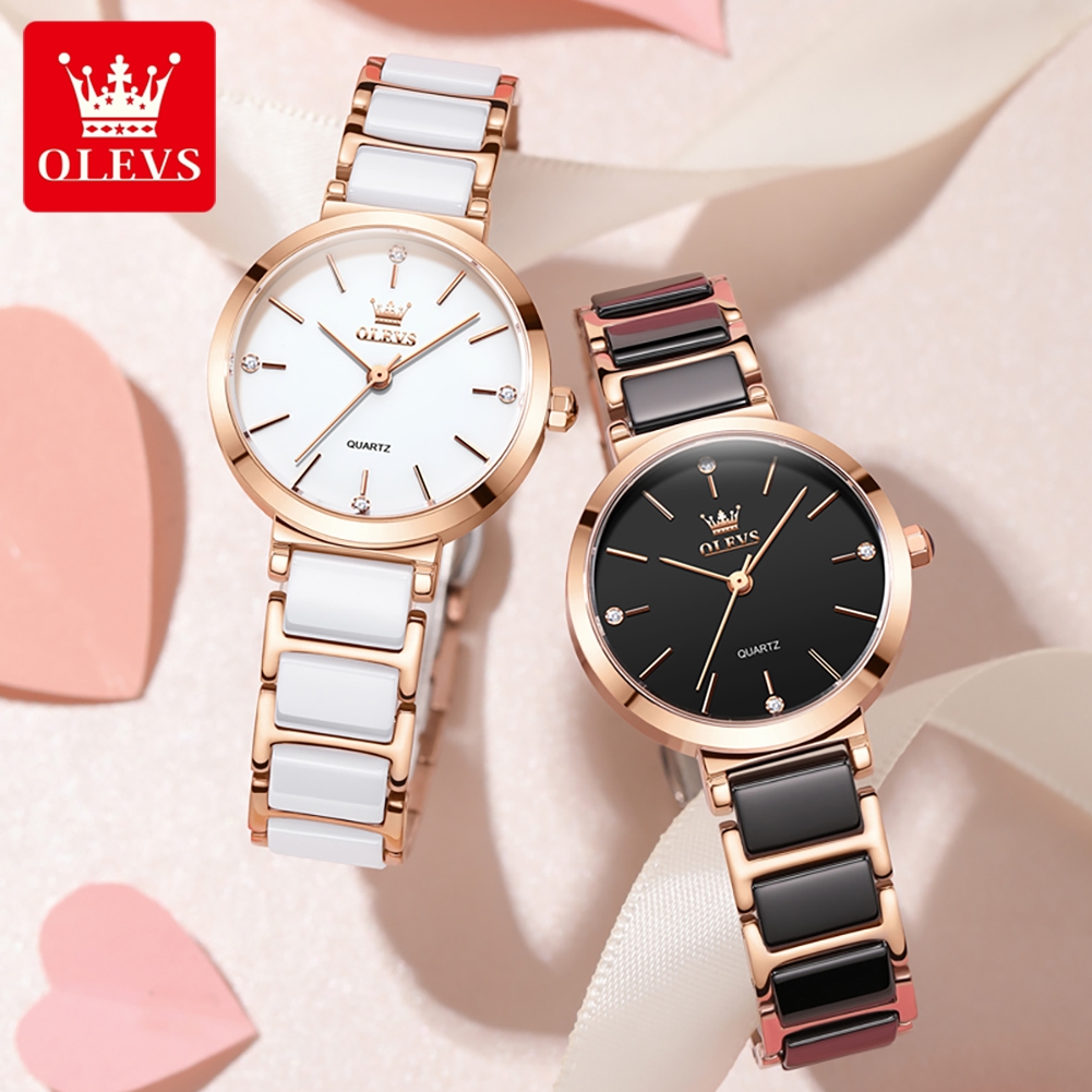 OLEVS Women Watch 5877 Luxury  - огляд і ціна Luxury Ceramic Watch