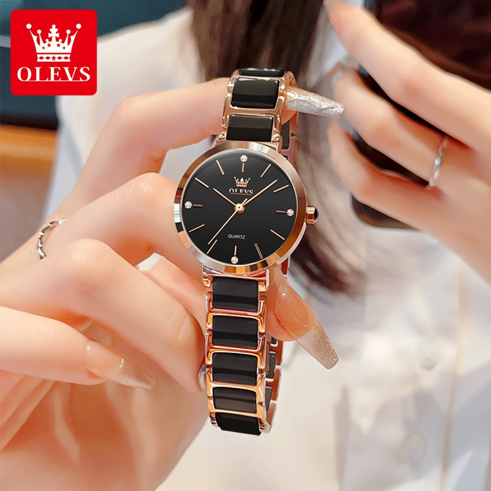 OLEVS Women Watch 5877 Luxury  - огляд і ціна Luxury Ceramic Watch