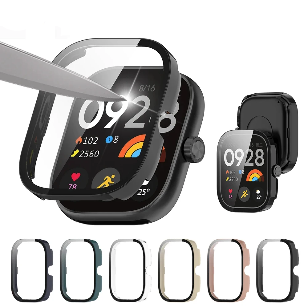 Tempered Glass+Case For Xiaomi - огляд і ціна Smartwatch Redmi Watches