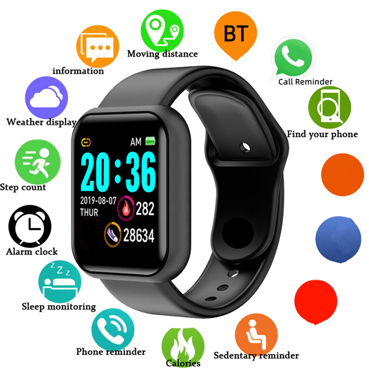 Men Smart Watches Color Screen - огляд і ціна Smartwatch Watches Price