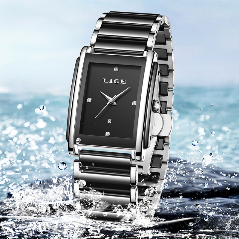LIGE New Luxury Women Watches  - огляд і ціна Luxury Ceramic Watch