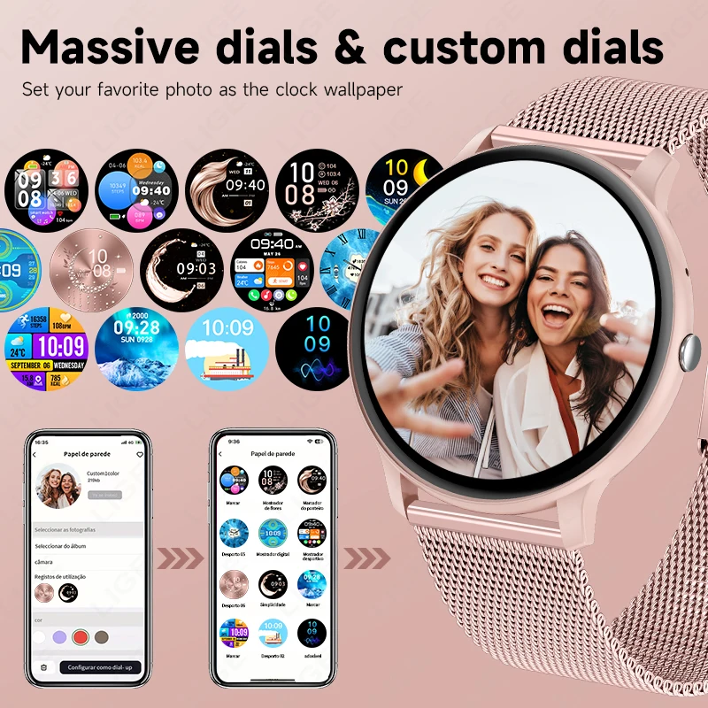 LIGE Bluetooth Call Smart Watc - огляд і ціна Watches Ladies Smartwatch