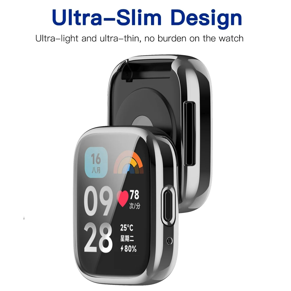 TPU Screen Protector Cover For - огляд і ціна Smartwatch Redmi Watches