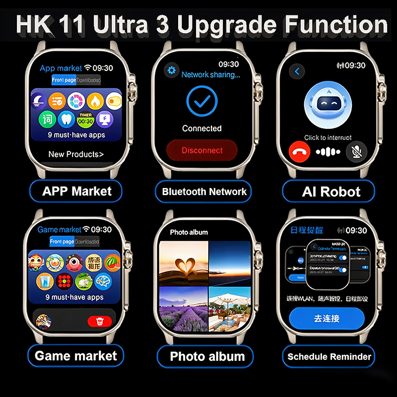 New Watches Men HK11 ULTRA3 Sm - огляд і ціна Smartwatch Watches Price