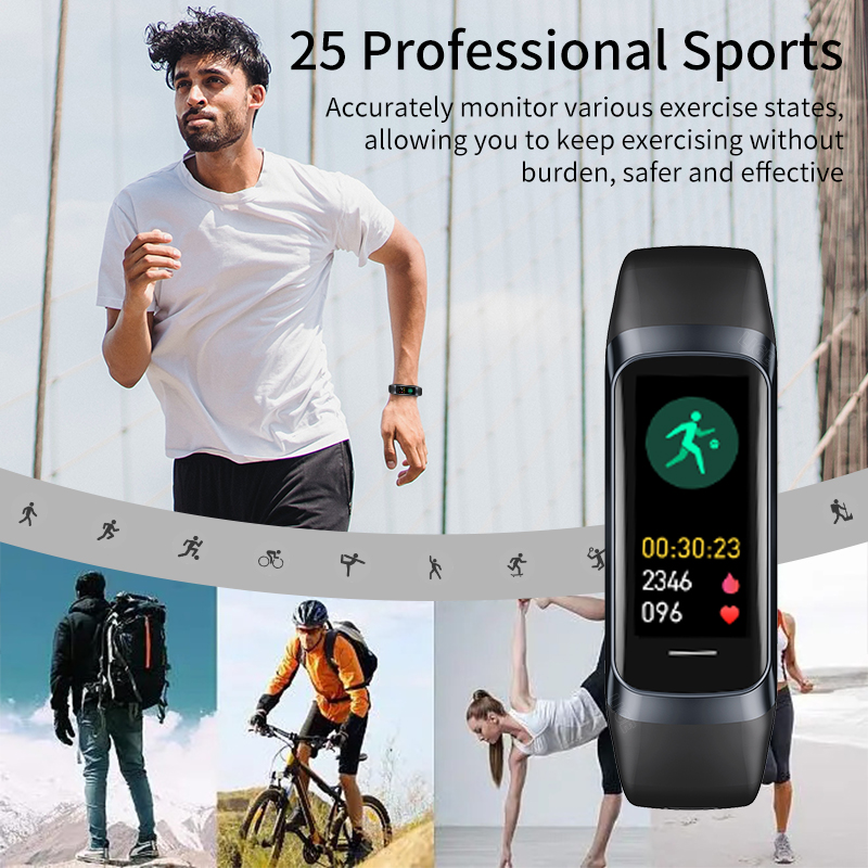 LIGE 1.1 Inch Amoled Heart Rat - огляд і ціна Smartwatch Watches Price