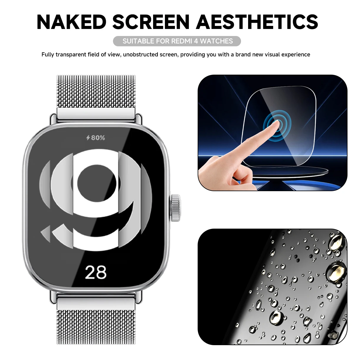 Tempered Glass for Xiaomi Redm - огляд і ціна Smartwatch Redmi Watches