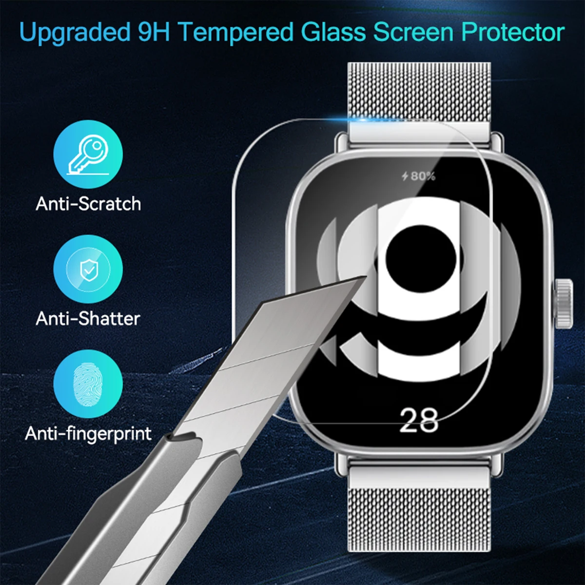 Tempered Glass for Xiaomi Redm - огляд і ціна Smartwatch Redmi Watches