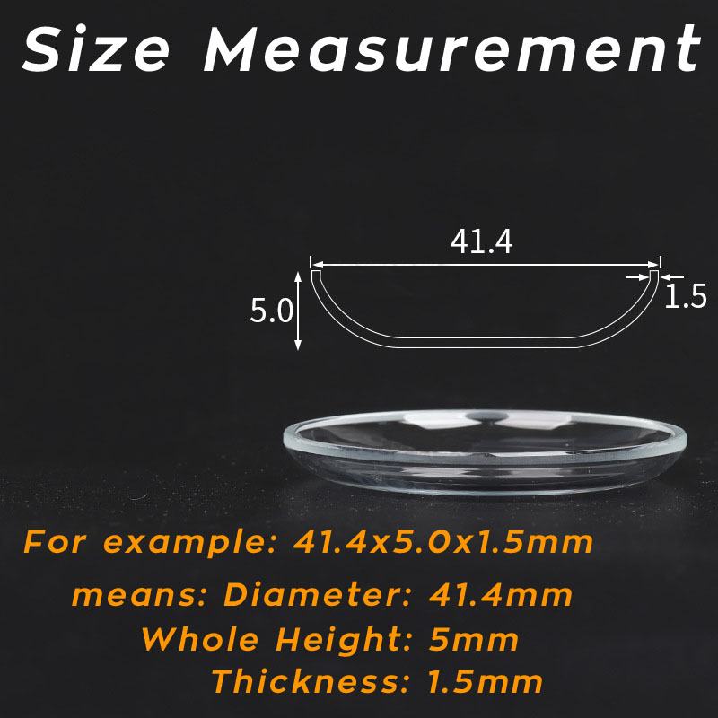 Lid Shaped High Domed Mineral  - огляд і ціна Watch Crystal Replacement