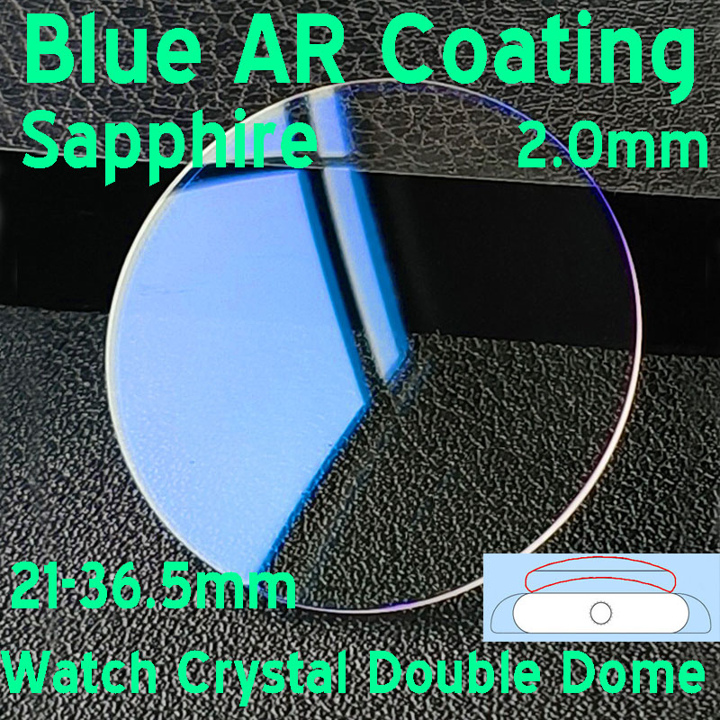 Blue AR Coating Sapphire 2mm D - огляд і ціна Watch Crystal Replacement