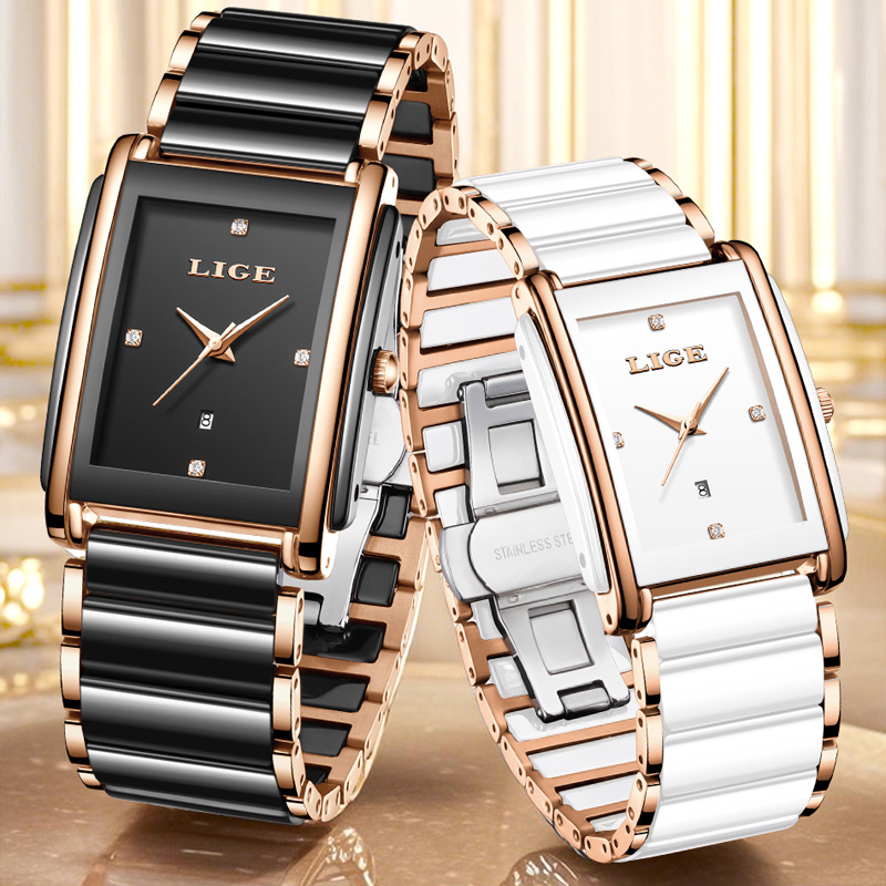 LIGE Fashion Elegant Women's W - огляд і ціна Luxury Ceramic Watch