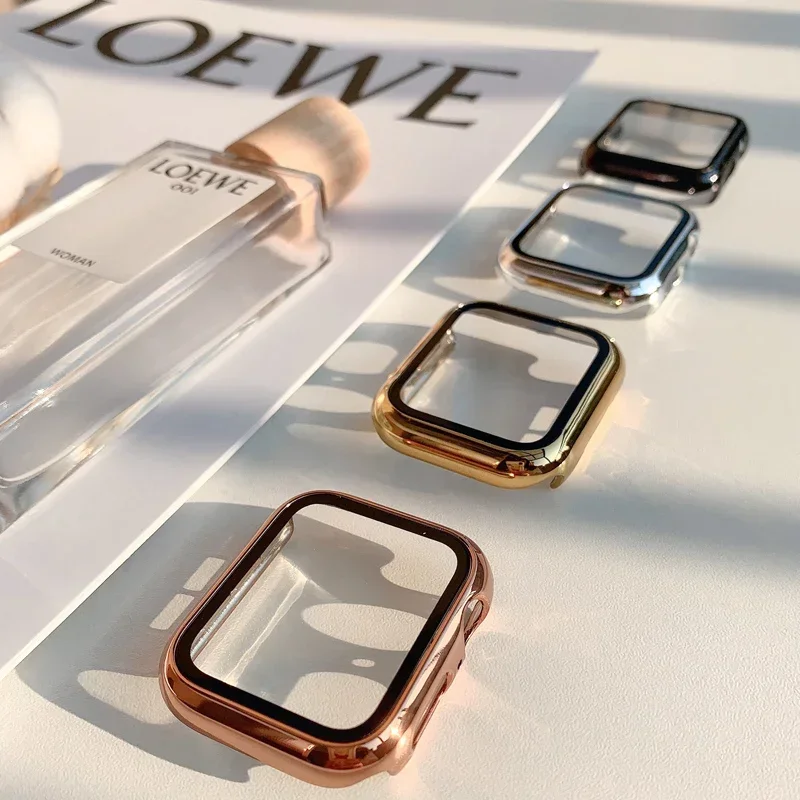 Glass+case For Apple Watch ban - огляд і ціна Smartwatch Watches Price