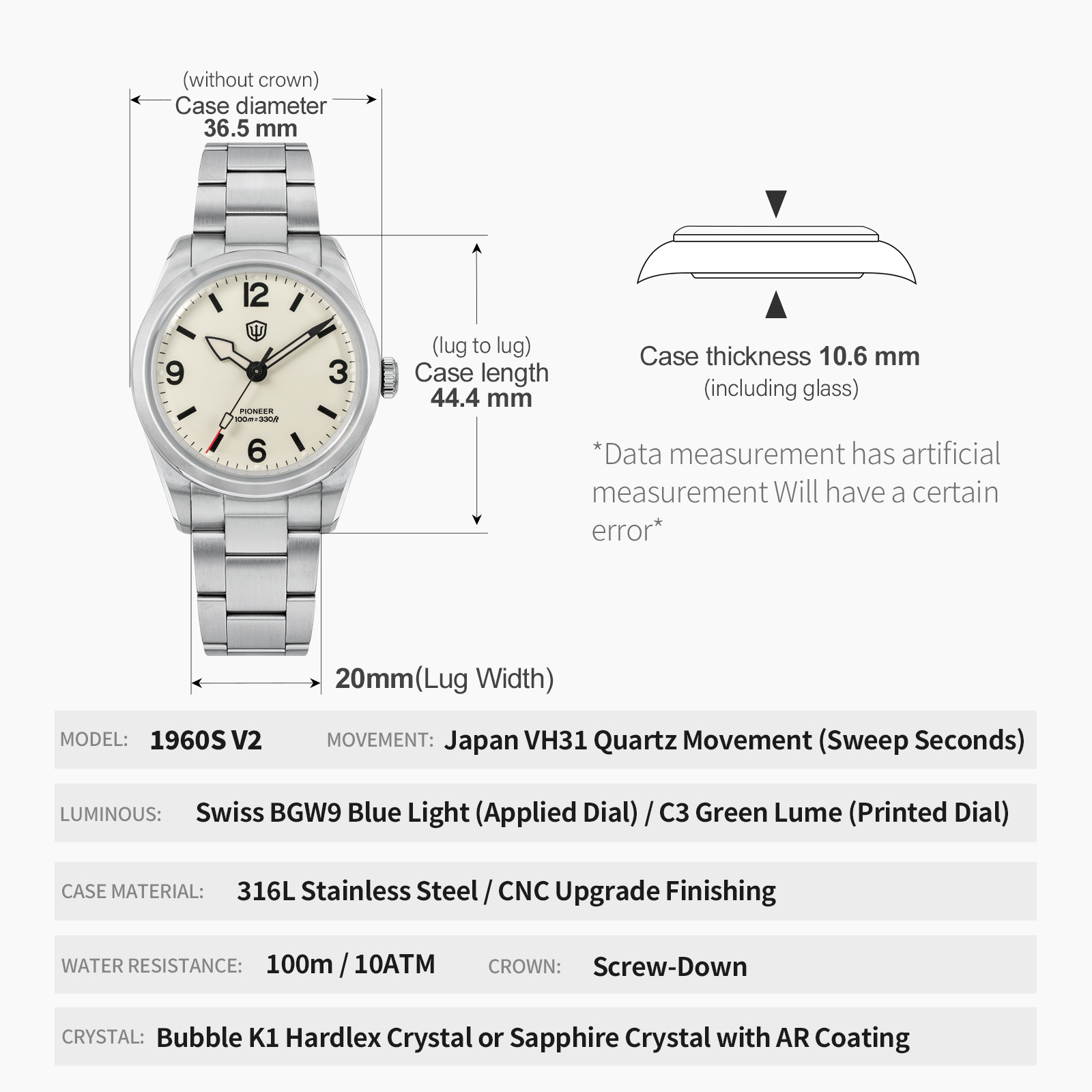 Watchdives WD1960S V2 Vintage  - огляд і ціна Smartwatch Vintage Watches For Men